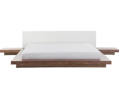Beliani Lova ZEN 180 x 200 cm ruda uosio spalvos