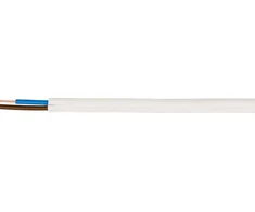 Shumee Elektrokabel T0022 YDY P 2 X2,5 300/500 Kabelis YDYp 2x2,5 baltas 300/500V /100m/