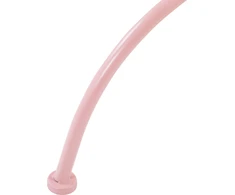 Beliani Bistro staliukas ALBINIA 70 cm, metalinis, rožinis