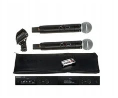 Shure SLXD24DE/SM58-G59 - Dviguba skaitmeninė belaidė sistema su dviem rankiniais siųstuvais / mikrofonais