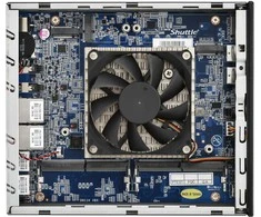 Shuttle XPC slim DN11H5, Barebone - juodas, without operating system
