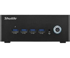 SHUTTLE XPC Nano NT10H5 Barebone Intel Core Ultra 5 125H 2xSODIMM 1xM.2