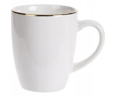 Siaki Collection Porzellanbecher Porzellantasse Trinkbecher Becher Tasse aus Porzellan baltas 200 ml