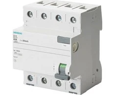 Siemens Liekamosios srovės jungiklis 4P 40A 100mA tipo AC