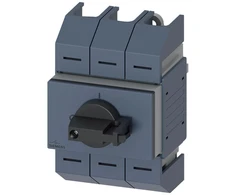 Siemens 3P jungiklio atjungiklis wlk02 125A, pilkas, tiesioginės pavaros, centrinis priekinis tvirtinimo rėmas, jungtys 3KD0632-2LG20-3
