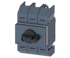 Siemens 3P jungiklio atjungiklis wlk02 80A, pilkas, centrinis priekinis tvirtinimo rėmas, jungtys 3KD0432-2LG20-3