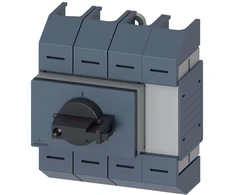 Siemens 4P jungiklio atjungiklis wlk02 125A, pilkas, centrinis priekinis tvirtinimo rėmas, jungtys 3KD0642-2LG20-3