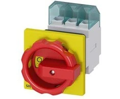 Siemens cam nuoroda 0-1 3P 25A geltona / raudona IP65 (3LD2154-0TK53)