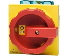 Siemens kameros nuoroda 0-1 3P 32A geltona / raudona IP65 (3LD2254- 0TK53)