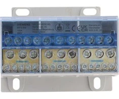 Siemens 5ST2502 Paskirstymo blokas 125A 3P 690V 1x25-35mm2 4x16mm2 7x10mm2 DIN 5ST2502