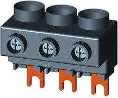 Siemens Blok zasilający 3P komplektas szyn od góry S00/S0 (3RV2925-5AB)
