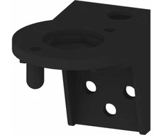 Siemens Plastikinis tvirtinimo cokolis, tvirtinimas prie pagrindo, juodas, 70mm 8WD4408-0CD