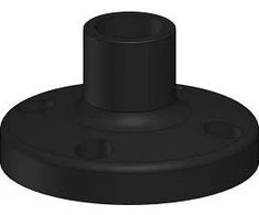 Siemens plastikinis pjedestalas, vertikalus juodas 70 mm (8WD4308-0DB)