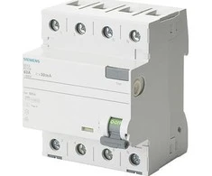 Siemens Liekamosios srovės grandinės pertraukiklis 4P 40A 0,3A tipas A 5SV3644-6
