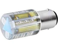 Siemens LED diodas BA15d 24V AC / DC skaidri (8WD4428- 6XE)
