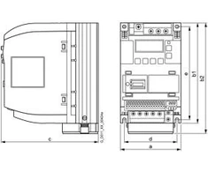 Siemens Inverter Uwe = 400V, Uwy = 3x400V / 25A 11kW Sinatics V20 (6SL3210- 5BE31-1UV0)