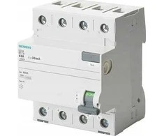 Siemens Liekamosios srovės grandinės pertraukiklis AC 4p 40a 300mA 5SV4644-0