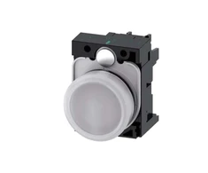 Siemens indikatoriaus lemputė 22 mm balta 24V AC/DC 3SU1102-6AA60-1AA0
