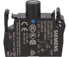 Siemens LED laikiklis mėlyna 230V AC 3SU1401-1BF50-1AA0