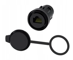 Siemens Lizdas RJ45 Cat.6 22 mm angai, plastikas, su užvalkalu IP65 SIRIUS ACT 3SU1900-0GB10-0AA0