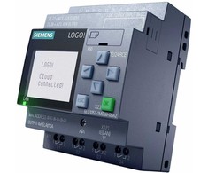 Siemens LOGO! 24CE, logiczny moduł, display PU/I/O: 24V/24V/24V transistor, 8DI (4AI)/4DO
