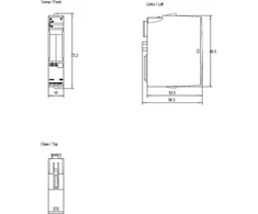 Siemens Modulis wyjść analogowych SIMATIC ET 200SP 4 WYJŚCIA NAPIĘCIOWE/PRĄDOWE ROZDZIELCZOŚĆ 16-BITÓW 6ES7135-6HD00-0BA1