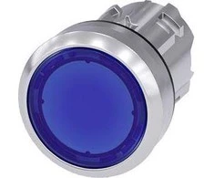 Siemens Button drive 22mm freza su apšvietimu su savaime grįžtančiu metalu IP69k Sirius ACT (3SU1051-0AB50-0AA0)