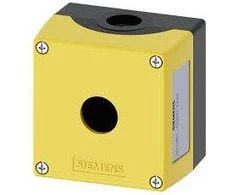 Siemens 1 skylutės korpusas 22mm juodai geltonas M20 (3SU1801-0AA00-0AA2)