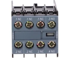 Siemens Aparatinės kontaktinės linijos blokas 1Z + 3R, sumontuotas priekyje 3RT2.1, 3RT2.2 ir 3RH21 kontaktams S00 I S0 3RH2911- 1HA13