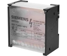 Siemens Paskirstymo blokas 80A 4P 500V 1x6-16mm2 + 8x4-10mm2 DIN 5ST2501
