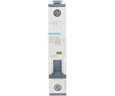 Siemens 5SY4110-7 Grandinės pertraukiklis 1P C 10A 10kA 230V SENTRON 5SY4110-7