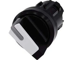 Siemens 22mm palaikomasis jungiklis apvali medžiaga juoda / balta kr rašiklis 2 Ps O- I 3SU1002- 2BF60- 0AA0