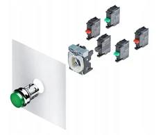 Siemens Przycisk su pašvietimu 22mm permatomas materiał płaski su samopowrotem SIRIUS ACT 3SU1001-0AB70-0AA0