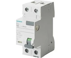 Siemens Liekamosios srovės grandinės pertraukiklis 2P 40A 30mA 230V tipas F 5SV3314-3
