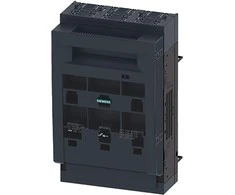 „Siemens“ 3P 250A NH1 saugiklio jungiklio skyriklis, skirtas montuoti ant 60 mm bėgelių (3NP1143-1BC10)
