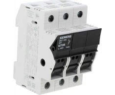 Siemens Cilindrinis saugiklio jungiklis 3P 10x38mm 3NC1093