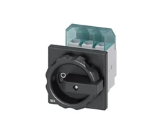 Siemens Rozłącznik główny 3P 32A 11.5kW AC23A 400V dangčiu juoda montaż tablicowy 4 otwory (3LD2203-0TK51)