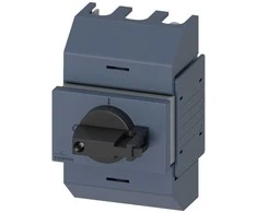 Siemens 3P jungiklio atjungiklis wlk01 32A, pilkas, centrinis priekinis tvirtinimo rėmas, jungtys 3KD0232-2KG20-3