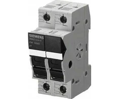 Siemens Saugiklio pagrindas įdėklams cilindrinis 10x38 1000V 25A 2 greičių. PV 3NW7023-4