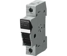 Siemens Saugiklio pagrindas įdėklams cilindrinis 10x38 1000V 25A 1 pavara. su PV signaliniu diodu 3NW7023-4