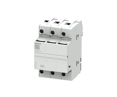 Siemens Saugiklių laikiklis cilindriniams įdėklams 10x38 mm 32A 3P (3NW7033-2)