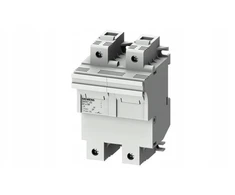 Siemens Saugiklių lizdas cilindriniams saugikliams 22x58mm 100A 2 polių. DIN bėgeliui 3NW7221
