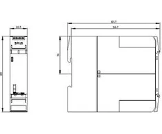 Siemens Saugos relė 4Z 1R 24V DC (3SK1211-1BB40)