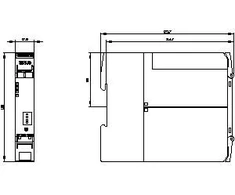 „Siemens“ saugos relė, skirta 1/2 kanalo jutikliui, 24 V DC (3SK1220-1AB40)