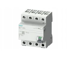 Siemens SENTRON 3+N polių diferencialinis automatinis jungiklis 25A 30mA B tipo 400V su trumpuoju užlaikymu 4mod 5SV3342-4