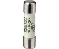 Siemens Sentron saugiklio įdėklas 10x38mm 1A gG 500VAC 3NW6011-1