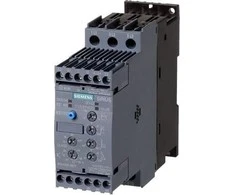 „Siemens“ švelnaus paleidimo įrenginys, 3 fazių, 200–480 V kintamoji srovė, 25 A, 11 kW / 400 V, Uc = 110–230 V kintamoji/nuolatinė srovė, S0 (3RW4026-1BB14)