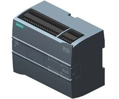 „Siemens“ PLC valdiklis, 14 skaitmeninių įėjimų/išėjimų, 10 skaitmeninių įėjimų/išėjimų, 2 analoginiai įėjimai/išėjimai, 0–10 V, 2 analoginiai įėjimai/išėjimai, 0–20 mA, PROFINET, 24 V nuolatinė srovė (6ES7215-1AG40-0XB0)