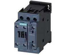 SIEMENS kontaktorius 5,5 kW, 400 V AC, 12 A esant AC33 poliui, 1 NO+1 NC, valdymo įtampa 230 V AC 50/60 Hz, dydis S0
