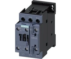 „Siemens“ galios kontaktorius 17A 3P 230V AC 1NO 1NC S0 (3RT2025-1AP00)